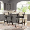 29.5' The Bergenholt Woven Resin Bar Stool Trio Set of 3