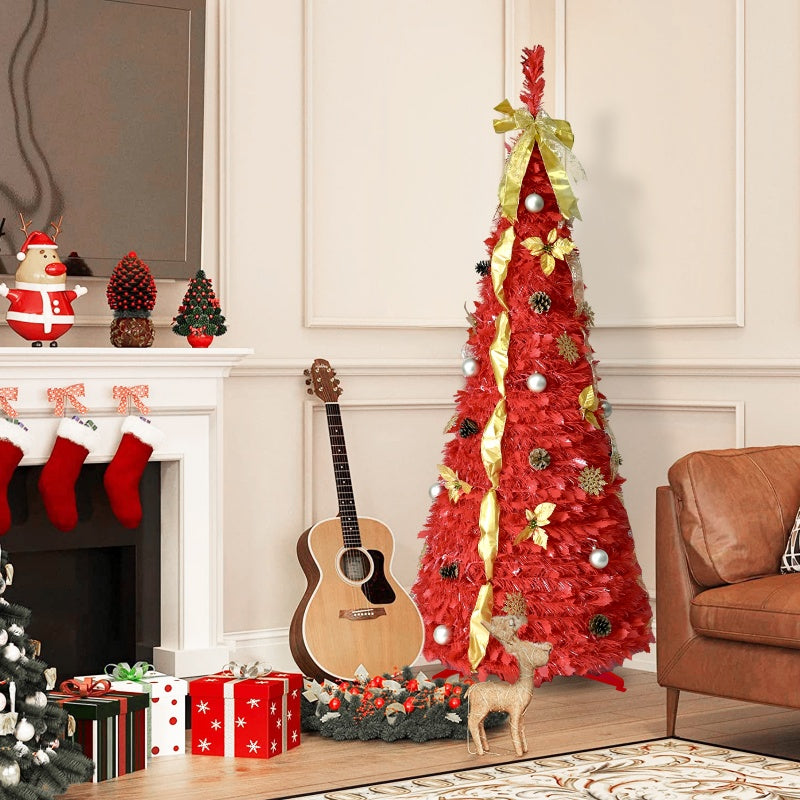 6ft Christmas Tree, Holiday Decorations