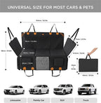 Made4Pets Pet Dog Car Back Seat Cover Back Seat Extension Pad Can Bear