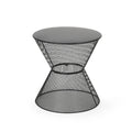 Nevada Contemporary Side Table With Mesh Design