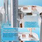 Separates Dirty Water Mop, Flat Mop And Bucket For Home With  Extra