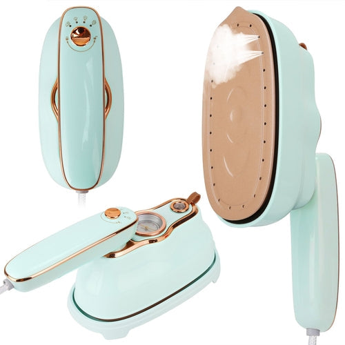 1Pc 1200W Foldable Handheld Clothes Iron Steamer With Wet Dry Ironing