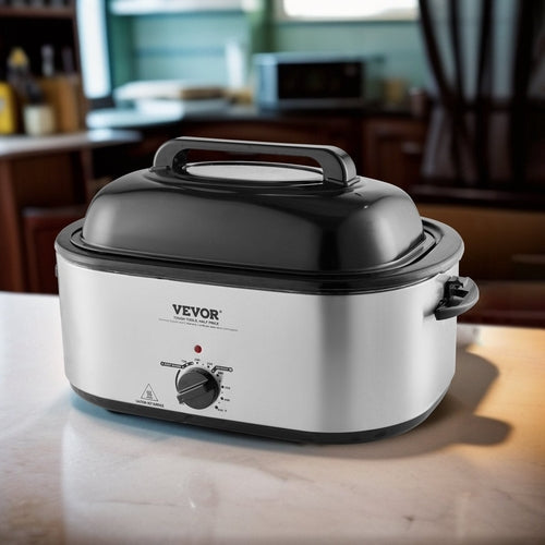 Electric Roaster Oven, 26 QT Turkey Roaster Oven With Self-Basting