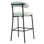 26 Counter Height Bar Stools Teddy Fabric Cover Kitchen Island Counter