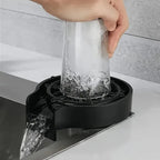 Two-piece Kitchen Sink Faucet Cup Flusher, Automatic Sink Flusher,