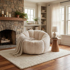 Adult Floral-Shaped Bean Bag Chair