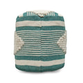 Diamond Handcrafted Cylindrical Pouf