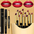 DNJ Double-Ended 6 Pcs Matte Lipstick & Lip Liner 2-in-1 Long-Lasting