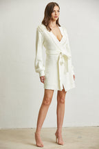 Sapphire Softness Sweater Dress