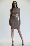 Pam - Cutout Waist With O Ring Dress