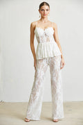 Queeny Sleeveless Spaghetti Strap Party Evening  Dress Jumpsuit