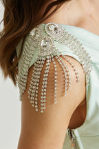Natalie Luxe Satin Fabric Set
