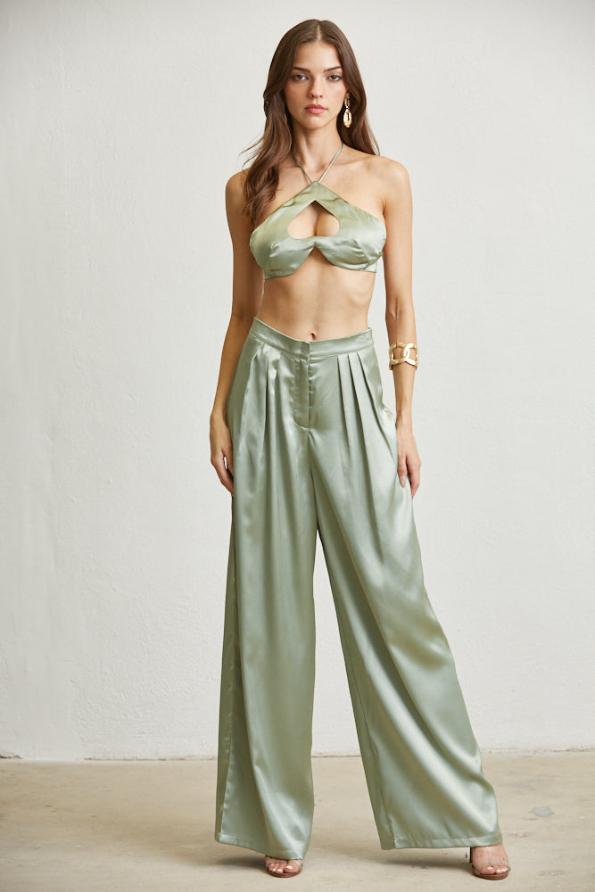 Ivy Luxe Satin Fabric Set