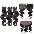 Beumax Double Drawn 12A Grade Body Wave BUNDLES with CLOSURES &
