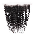 10A Grade MIDDLE PART 13x4 Lace Frontal Remy Human Hair Closure With B