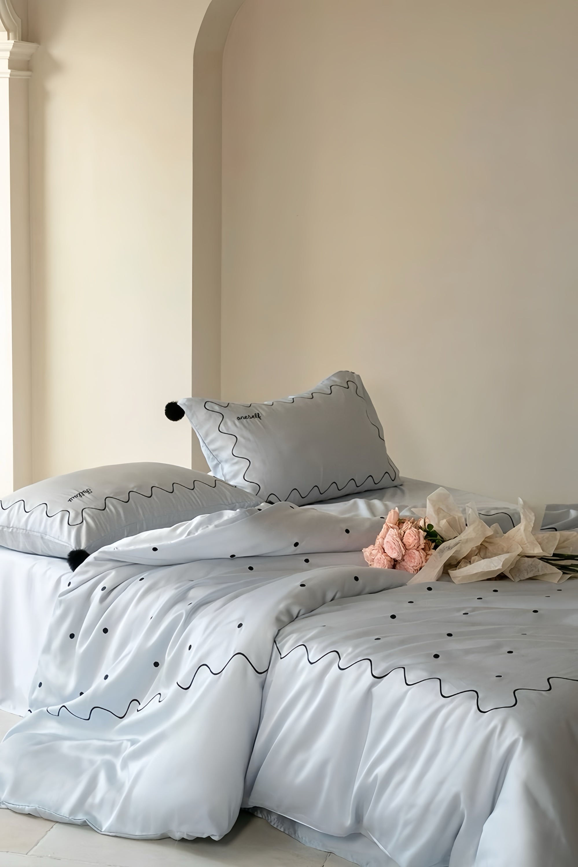 Elegant Retro Nordic Silky Smooth Tencel Lyocell Queen Size Duvet