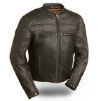 Stakes Racer - Men's Motorcycle Leather Jacket