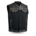 49/51 Men's Leather & Canvas Vest