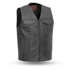 Badlands - Leather Motorcycle Vest