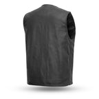 Badlands - Leather Motorcycle Vest