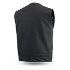 Fairfax V2 - Men's Motorcycle Canvas Vest-FS