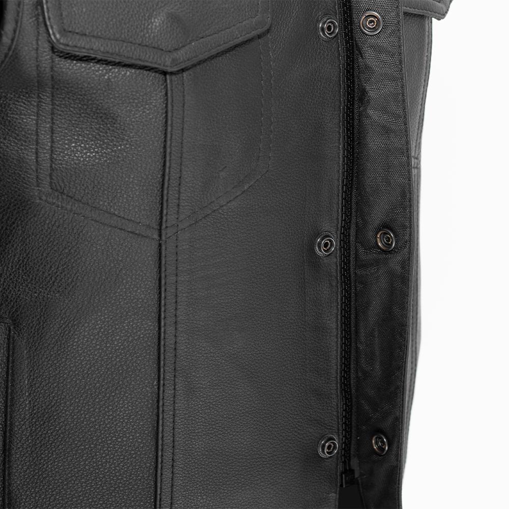 Sniper - Men's Motorcycle Leather Vest