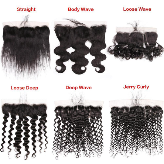 10A Grade MIDDLE PART 13x4 Lace Frontal Remy Human Hair Closure With B