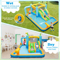 Inflatable Water Slide for Kids Aged 3-10 Years with 735W Blower