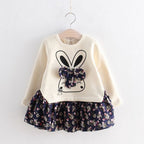 Girls Winter Autumn Girls Cute Rabbit Long Sleeve