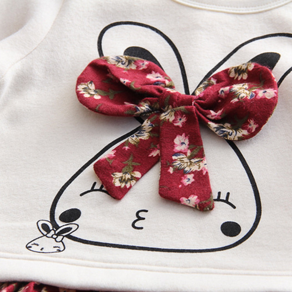 Girls Winter Autumn Girls Cute Rabbit Long Sleeve