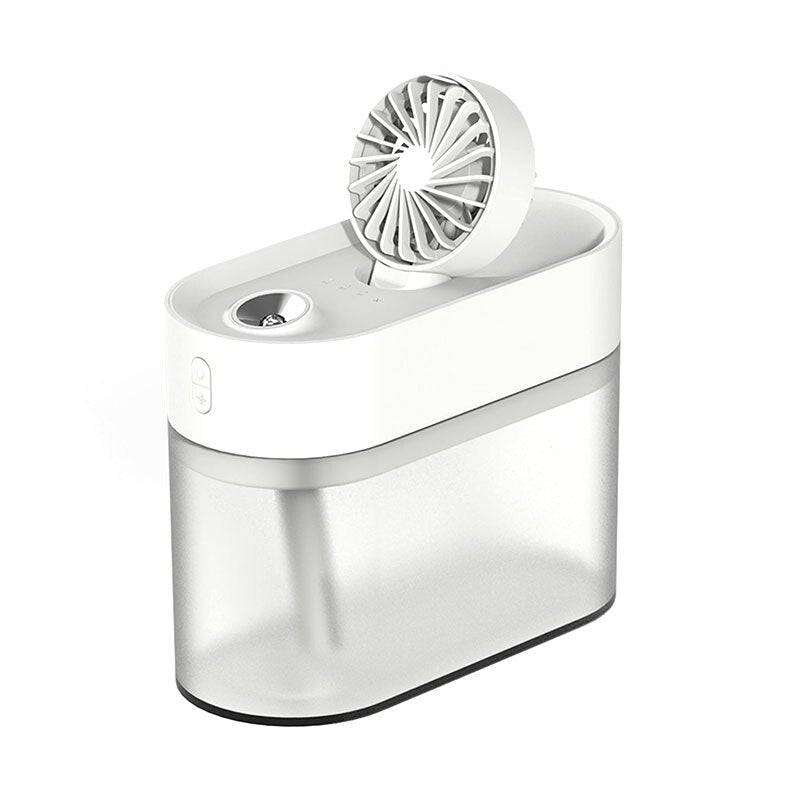 USB Ultrasonic Cool-Mist Mini Humidifier With LED Light