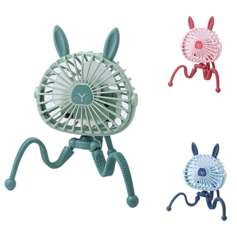 Handheld Cute Octopus Portable USB Fan