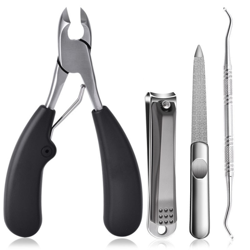 Black Toe Nail Clippers Nail Correction Thick Nails Cutters
