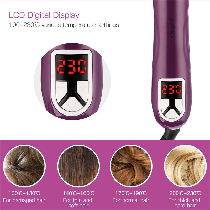 28mm Automatic Rotating Hair Curler Household Travel Ceramic Curling