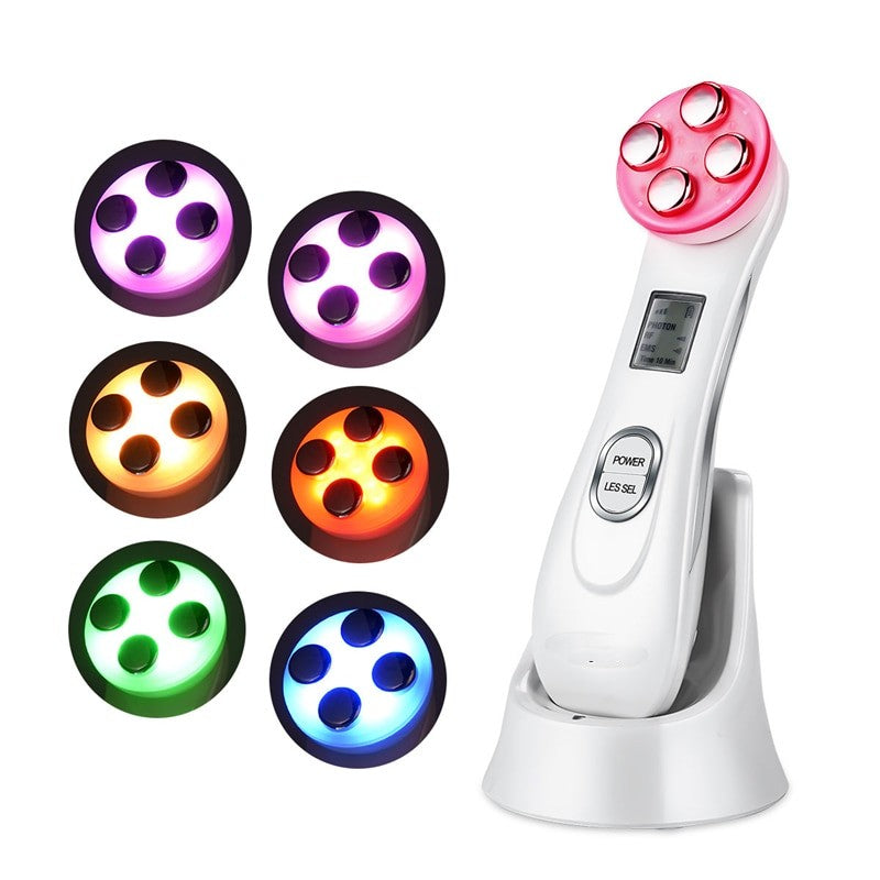 Facial Mesotherapy Electroporation RF Radio Frequency LED Photon Face