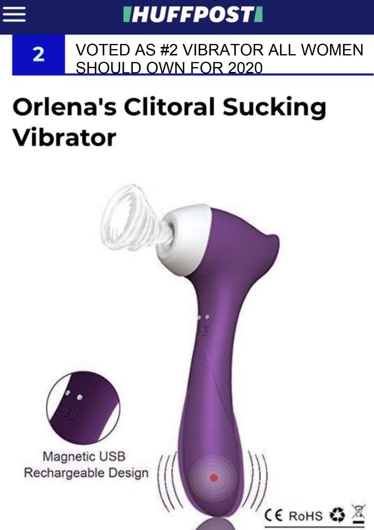 Orlena Clitoral Sucking Vibrator, G Spot Clit Dildo Vibrators,Clitoris