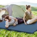 Indoor outdoor Sleeping mat with High density foam Cushion and Carrying Bag-Navy