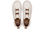 CALTO - J1933  - 2.6 Inches Taller (Off-White) - Slip-On  Snoafers