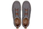 CALTO - J1935  - 2.6 Inches Taller (Grey) - Slip-On Snoafers