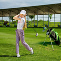 Junior Complete Golf Club Set with Stand Bag Rain Hood-Green