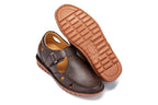 CALTO - K0752 - 2.8 Inches Taller (Coffee Brown) - Lightweight Casual Fisherman Sandal