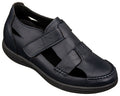 CALTO - K2663 - 3.2 Inches Taller (Navy Blue) - Casual Fisherman Sandal