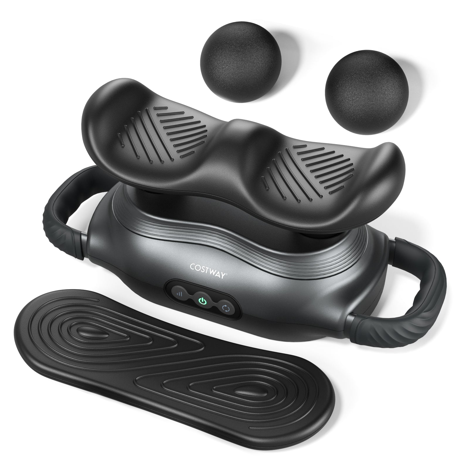 Massage Gun Deep Tissue with 3 Switchable Massage Heads and 3 Modes-Black