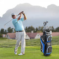 Men's 9 Pieces Complete Golf Club Set-Navy