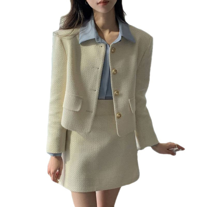 Woman Style Long Sleeve Skirt Set Fashion