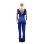 Lace up Jumpsuit Casual