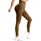 Ultra high waist non slip yoga pants with no trace, peach buttocks