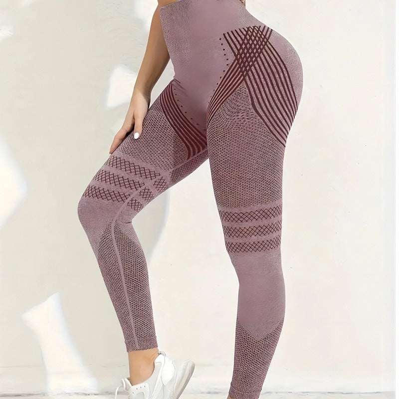Ultra high waist non slip yoga pants with no trace, peach buttocks