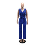 Lace up Jumpsuit Casual