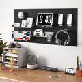 Wall-Mounted Pegboard Kit with 3 Pegboards for Garage Workshop-Black